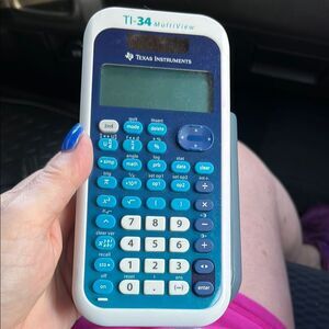 Texas Instruments Blue and White Scientific Calculator for Office ti34